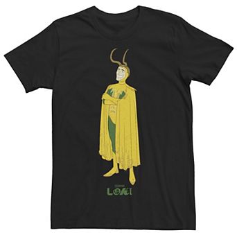Men's Marvel Loki Old Loki Happy Cartoon Tee