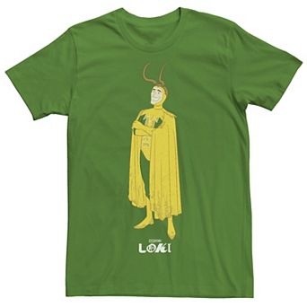 Men's Marvel Loki Old Loki Happy Cartoon Tee