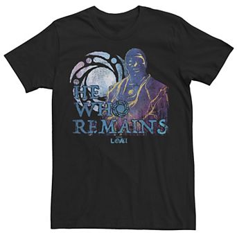 Men's Marvel Loki He Who Remains Galaxy Fill Portrait Tee