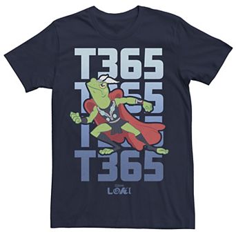 Men's Marvel Loki Throg T365 Portrait Overlay Tee