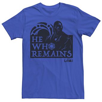 Men's Loki He Who Remains Portrait Stamp Tee