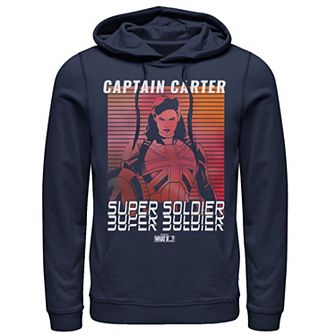 Men's Marvel What If Captain Carter Super Soldier Hoodie