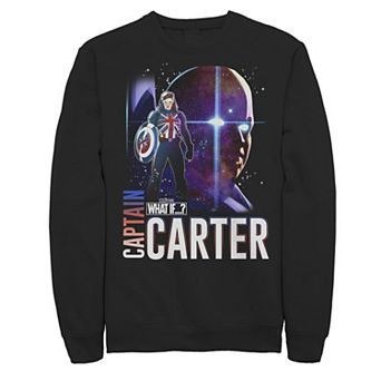 Men's Marvel What If Carter And Watcher Galactic Poster Sweatshirt