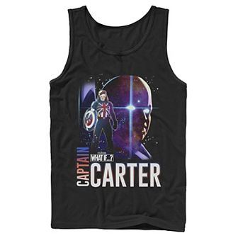 Men's Marvel What If Carter And Watcher Galactic Poster Tank Top