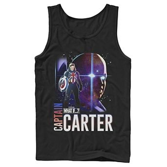 Men's Marvel What If Carter And Watcher Galactic Poster Tank Top