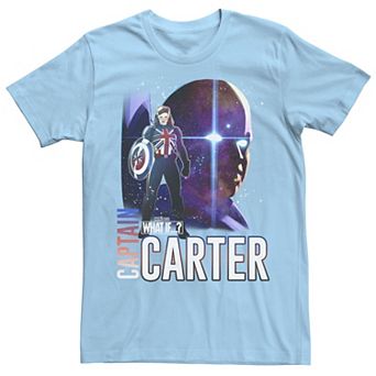 Men's Marvel What If Carter And Watcher Galactic Poster Tee
