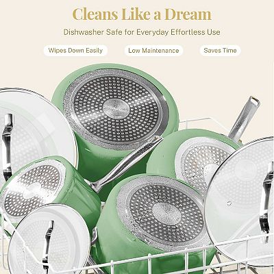 Gotham Steel Modern Collection 15-pc. Ceramic Nonstick Cookware Set