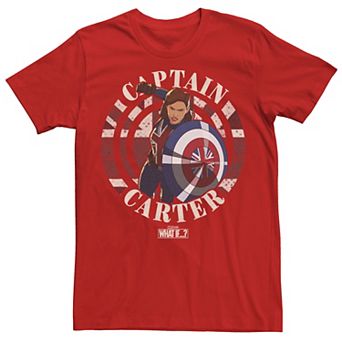 Men's Marvel What If Captain Carter Stamp Tee