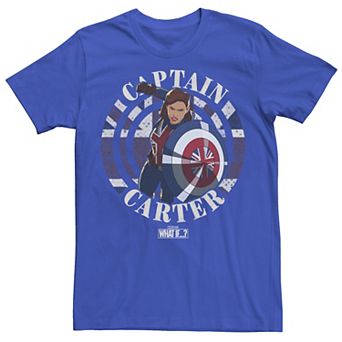 Men's Marvel What If Captain Carter Stamp Tee