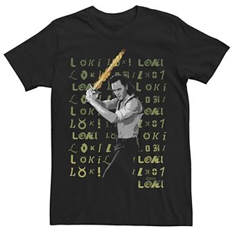 Men's Marvel Loki Charcater Variation Portrait Tee