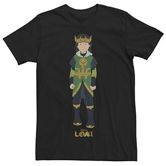 Men's Marvel Loki Child Loki Cartoon Tee