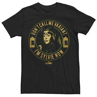 Men's Marvel Loki Sylvie Don't Call Me A Variant Portrait Tee
