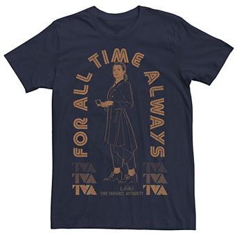Men's Marvel Loki For All Time Always Orange Hue Stamp Tee