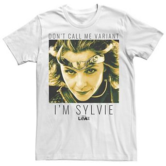 Men's Marvel Loki Don't Call Me A Variant I'm Sylvie Tee