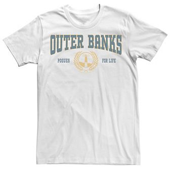 Men's Outer Banks Collegiate Style Crest Tee
