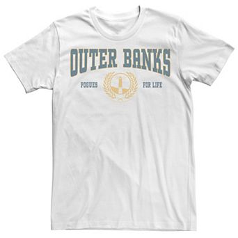 Men's Outer Banks Collegiate Style Crest Tee