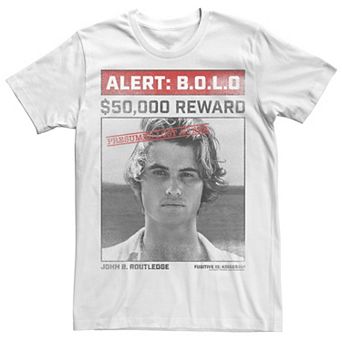 Men's Outer Banks Johns Wanted Reward Poster Tee