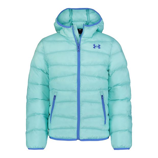 Outlets UNDER ARMOUR GIRLS' UNDER ARMOUR KHALAN HOODED COLORBLOCK JACKET