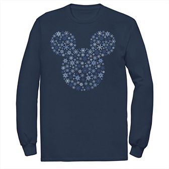Men's Disney Mickey Mouse Snowflake Fill Tee