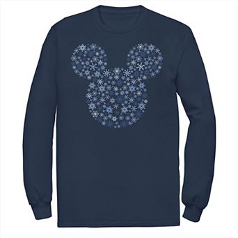 Men's Disney Mickey Mouse Snowflake Fill Tee