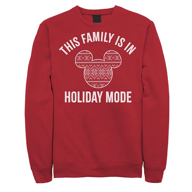 Mickey mouse family holiday sweater best sale