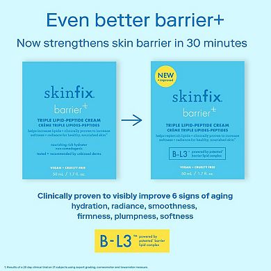 barrier+ Strengthening and Moisturizing Triple Lipid-Peptide Refillable Cream with B-L3