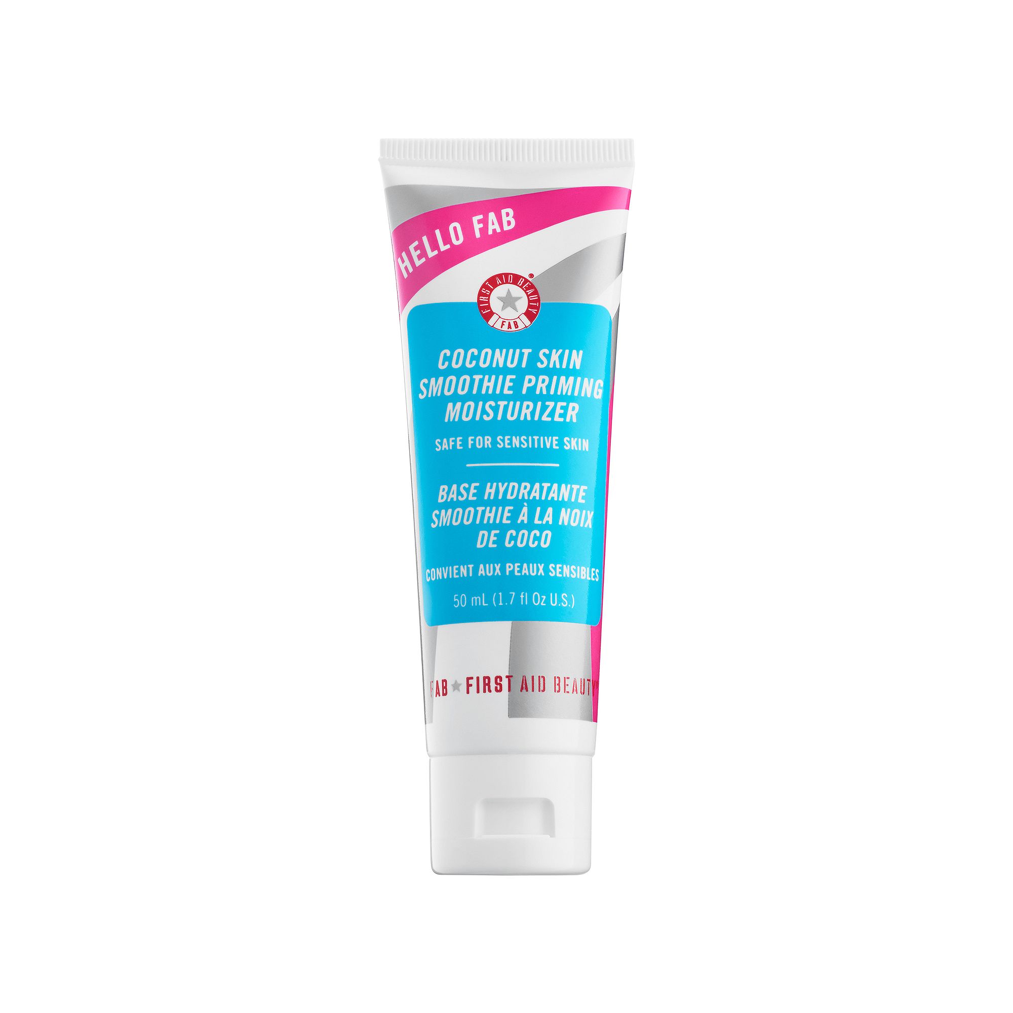 First Aid Beauty Hello FAB Coconut Skin Smoothie Priming Moisturizer, Size: