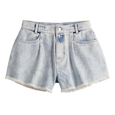 Juniors SO Slouchy Denim Dolphin Shorts