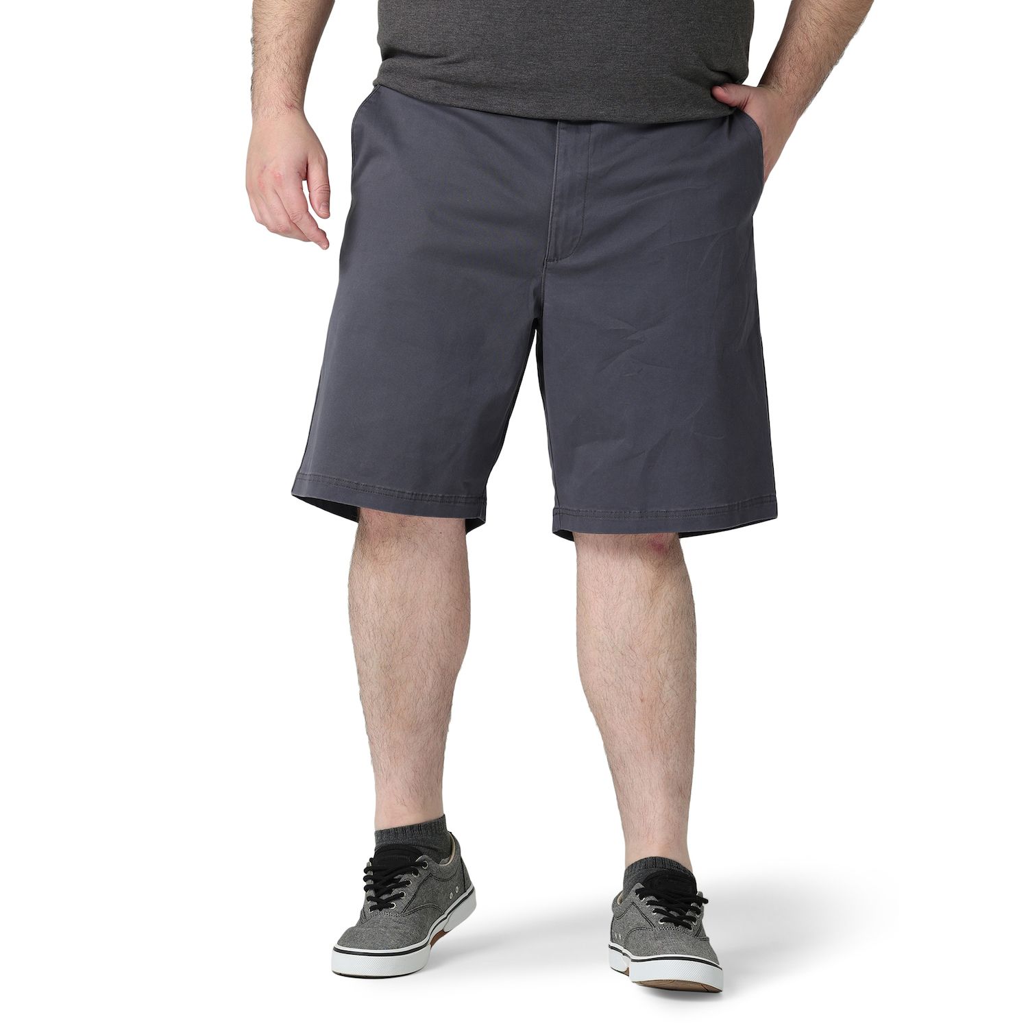 lee extreme comfort flat front shorts