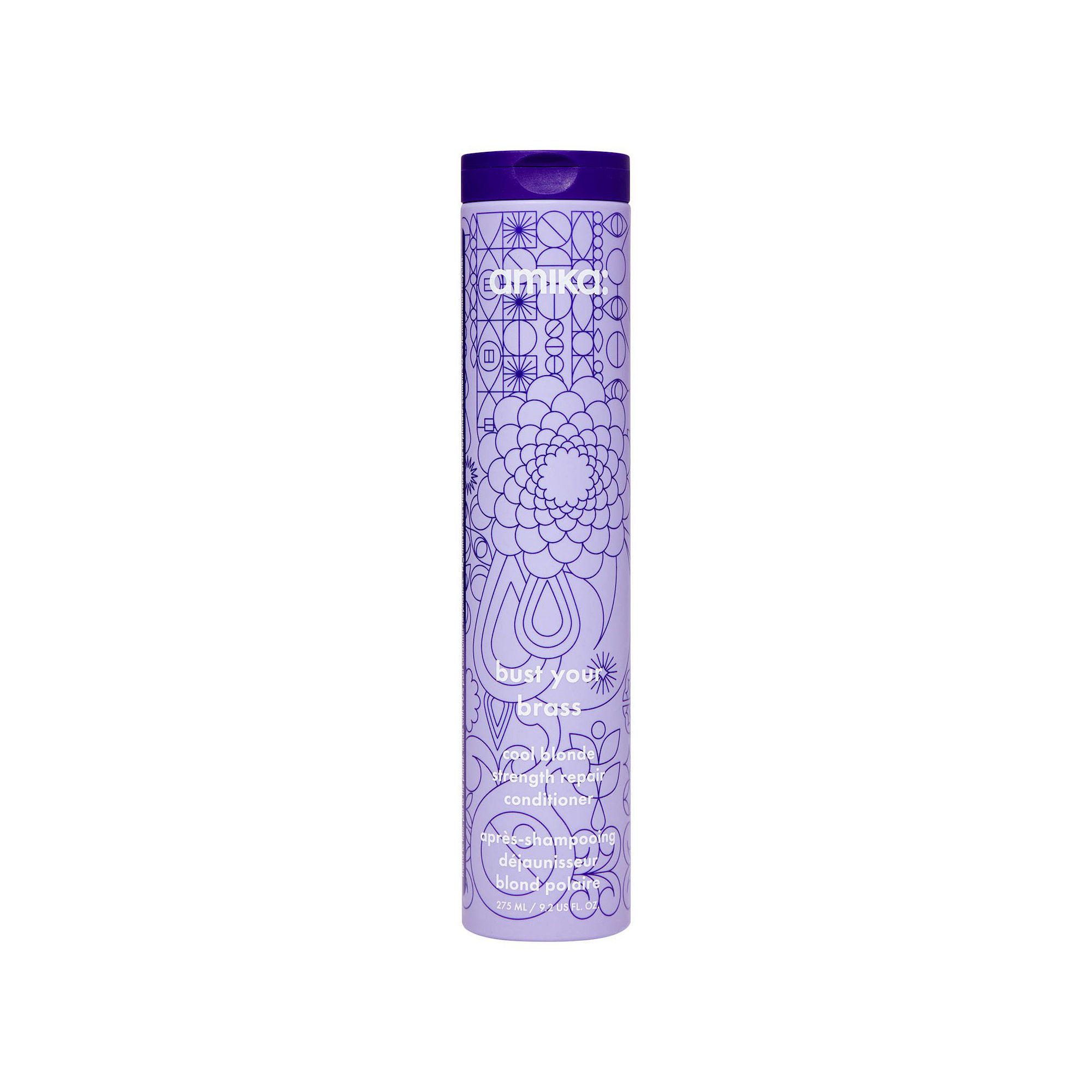 amika Bust Your Brass Cool Blonde Strength Repair Conditioner, Size: 9.3 FL