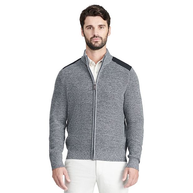 Izod men's cardigan sale