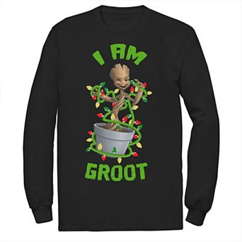 Men's Marvel Christmas I Am Groot Cartoon Tee