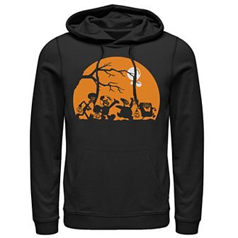 Men's Spongebob Squarepants Halloween Group Shot Poster Hoodie