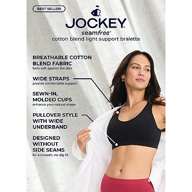 Jockey® Cotton Seamfree® Light Support Bralette 3042