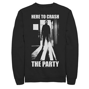 Men's Halloween Michael Myers Here To Crash The Party Sweatshirt