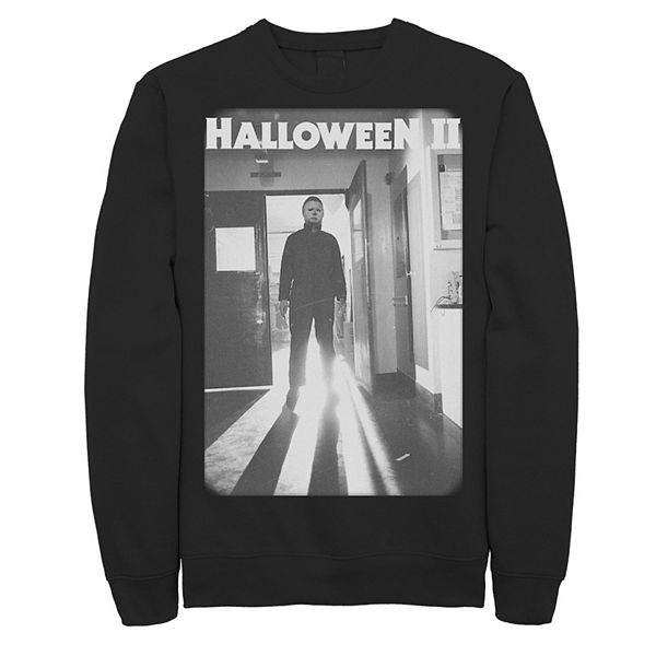 Men's Halloween 2 Michael Myers Faded Poster Sweatshirt