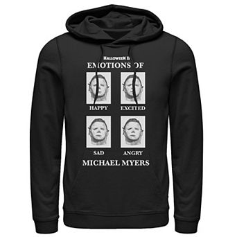 Men's Halloween 2 Emotions Of Michael Myers Hoodie