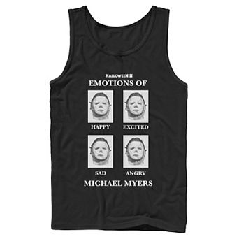 Men's Halloween 2 Emotions Of Michael Myers Tank Top