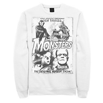 Men's Universal Monsters Collage Movie Poster Sweatshirt
