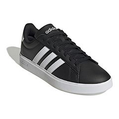 Adidas mens hot sale black trainers