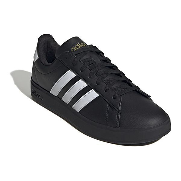 adidas Grand Court 2.0 Cloudfoam Men's Shoes - Black White Gold (11)