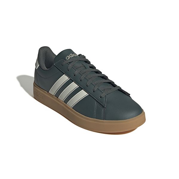 adidas Grand Court 2.0 Cloudfoam Men's Shoes - Legend Ivy Gray Beige (14)