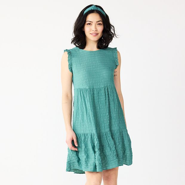 Women's Sonoma Goods For Life® Puckered Tiered Dress