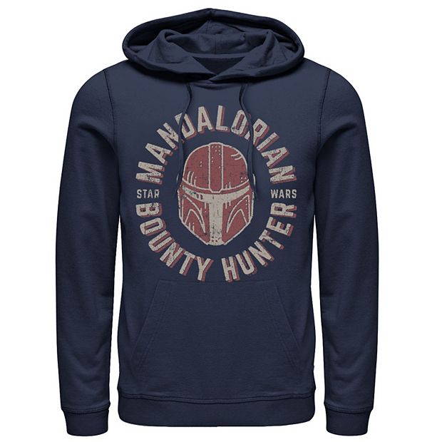 Men s Star Wars The Mandalorian Helmet Stamp Hoodie