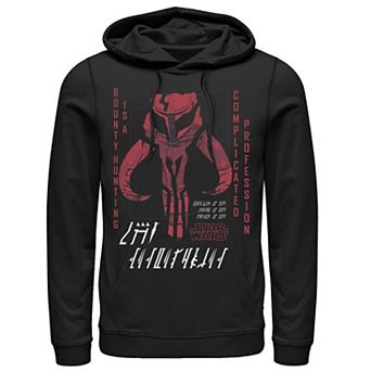 Men's Star Wars The Mandalorian Mythosaur Complicated Profession Hoodie