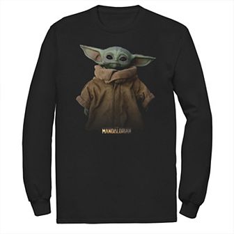 Men's Star Wars The Mandalorian The Child Simple Portrait Tee
