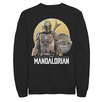 Men's Sstar Wars The Mandalorian Sunset Duo Portrait Sweatshirt