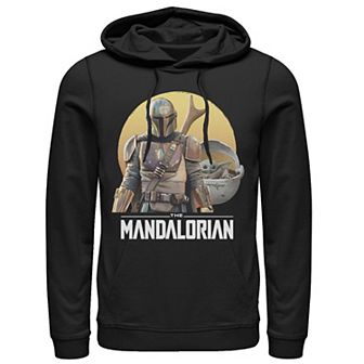 Men's Sstar Wars The Mandalorian Sunset Duo Portrait Hoodie