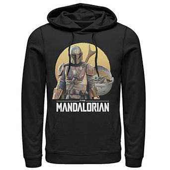 Men's Sstar Wars The Mandalorian Sunset Duo Portrait Hoodie