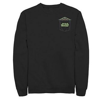 Men's Star Wars The Child Pocket Peek Logo Sweatshirt